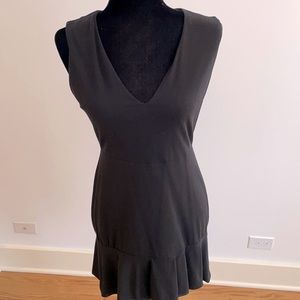 ALICE + OLIVIA black dress.  Worn only once.  Sleeveless, v-neck, fitted dress